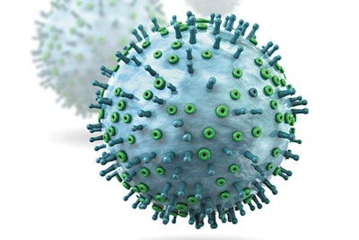 Porcine reproductive and respiratory syndrome virus (Courtesy Boehringer Ingelheim Animal Health)