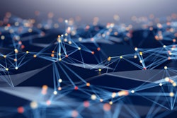 Abstract Futuristic Technology Background. People Working In Tec