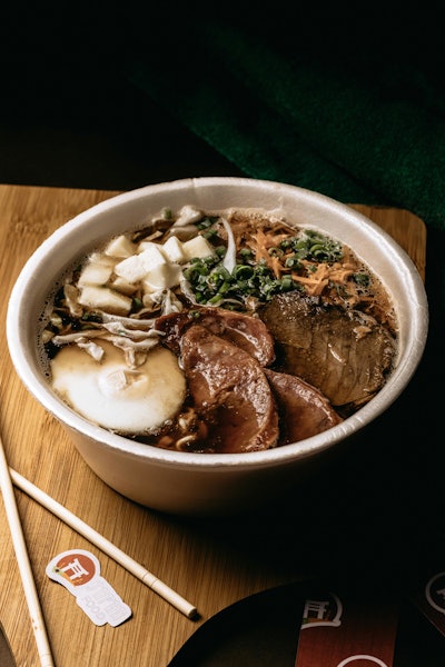 Mushroom Ramen And Food